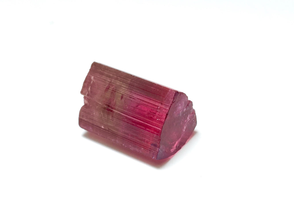 Hot Pink Cap Tourmailine Crystal