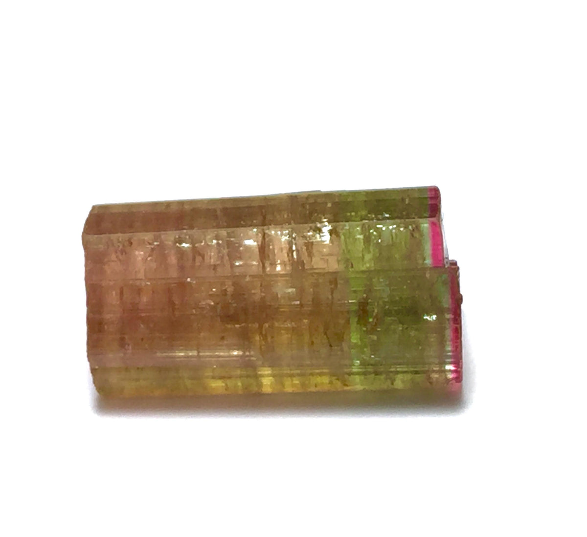 Purple Cap Tri Color Terminated Tourmaline Crystal