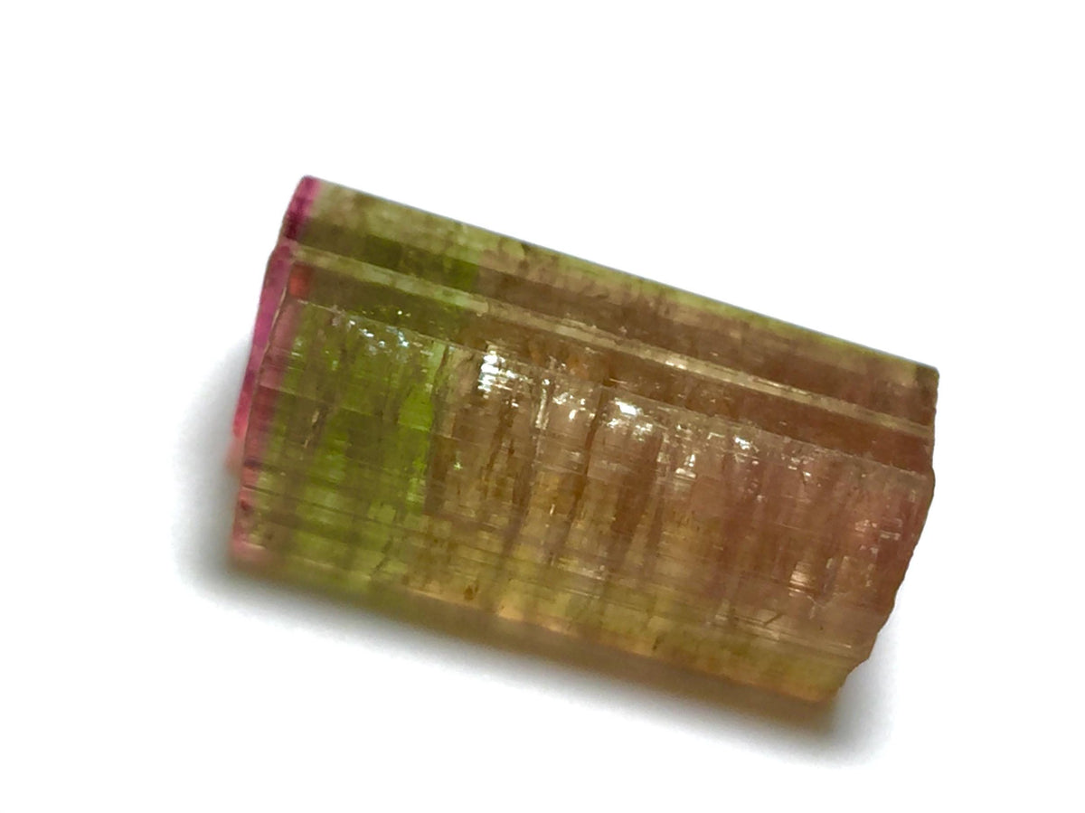 Purple Cap Tri Color Terminated Tourmaline Crystal