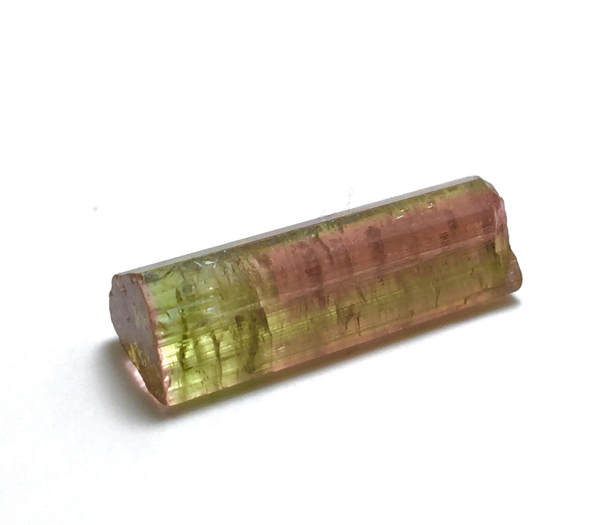 Purple Cap Tri Color Terminated Tourmaline Crystal