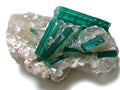 Natural Blue Indicolite Tourmaline Cluster with Qurtaz