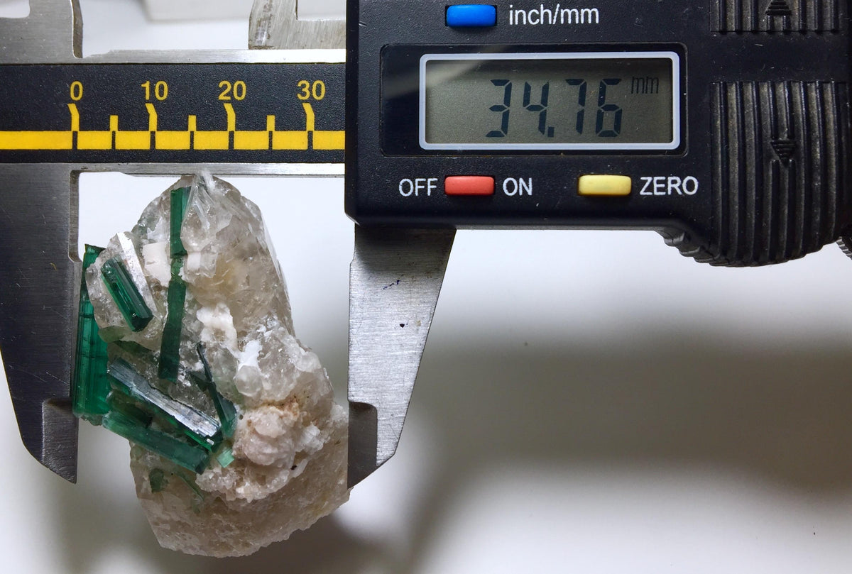 Natural Blue Indicolite Tourmaline Cluster with Qurtaz