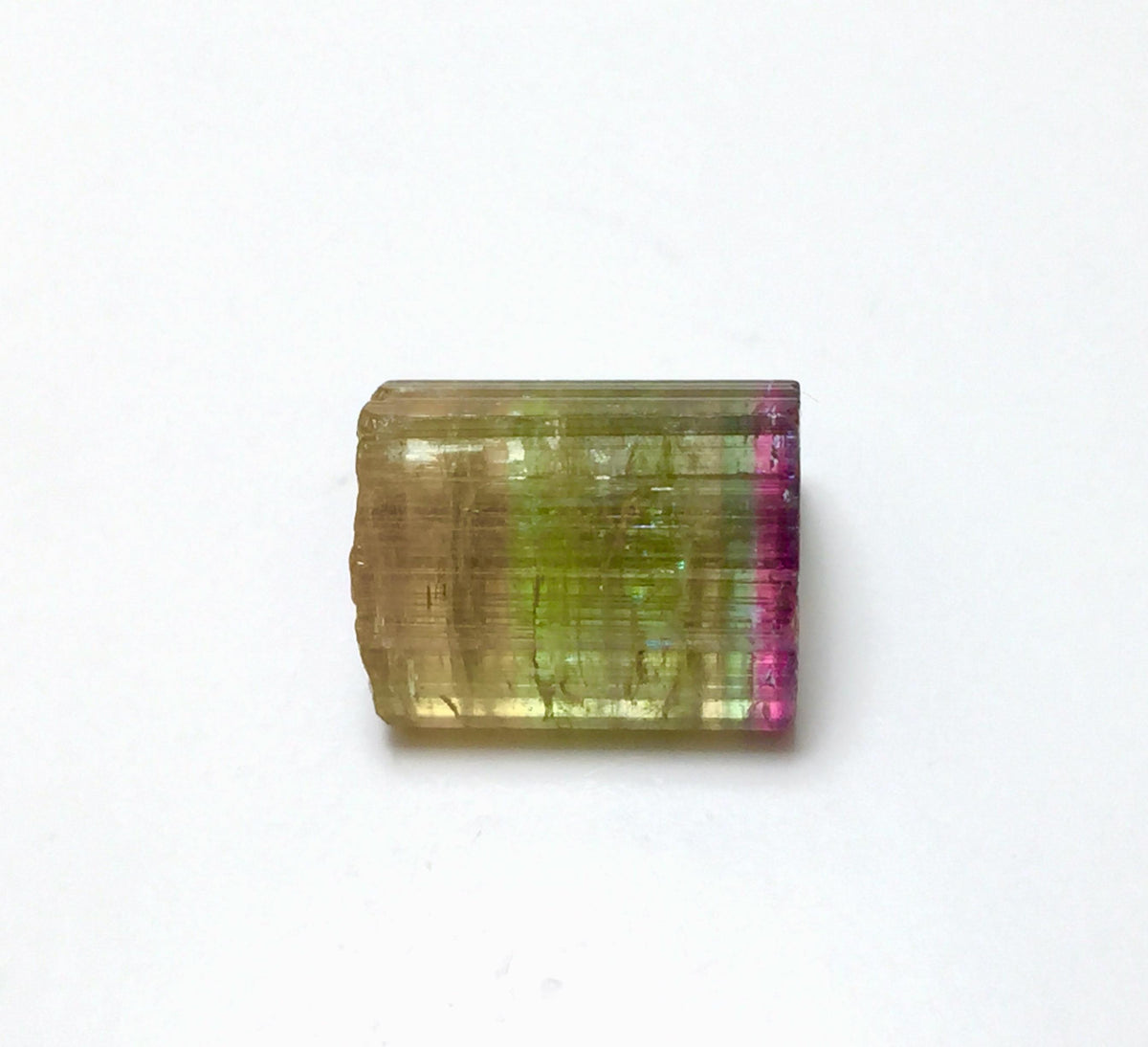 Hot Pink Cap Tourmailine Crystal