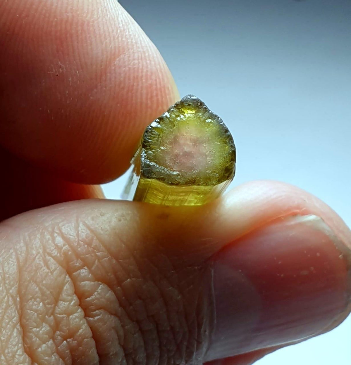 Watermelon Tourmaline Specimen: Purple Cap Albite from Afghanistan