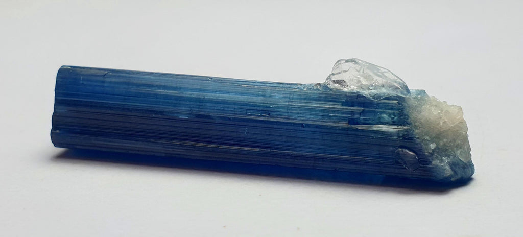 Blue Indicolite Tourmaline With Quartz, Tourmaline Crystal