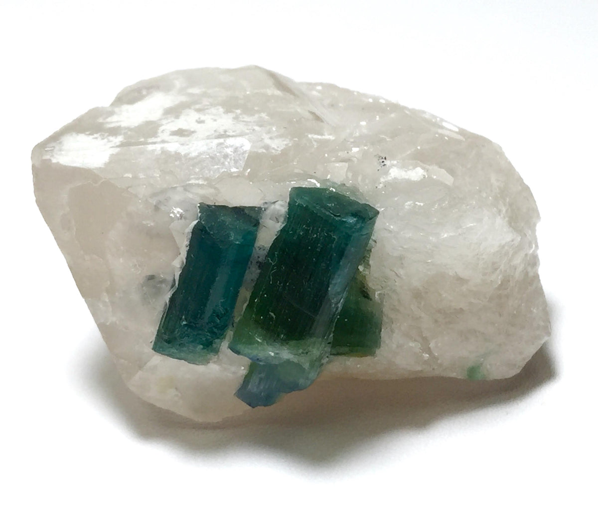 Natural Indicolite Blue Tourmaline Cluster On Quartz, Tourmaline Specimen,