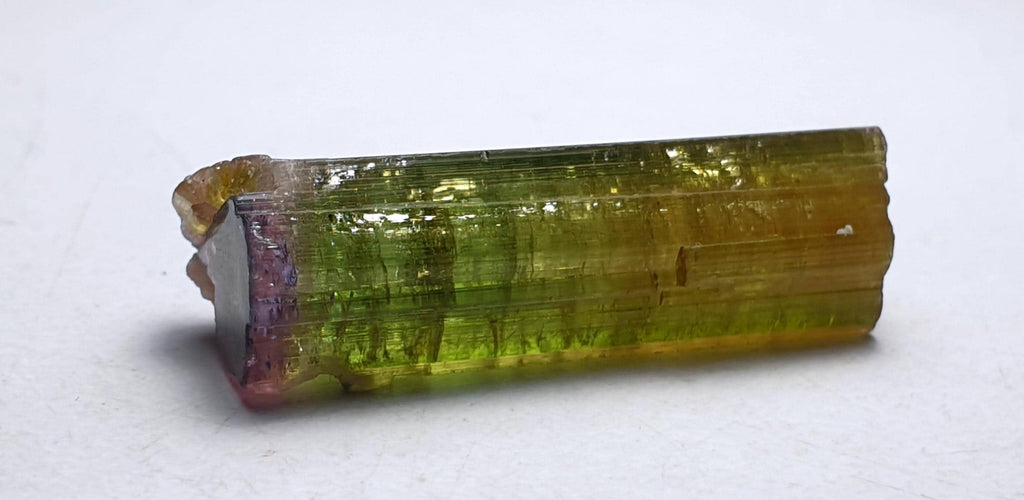 Watermelon Tourmaline Specimen: Purple Cap Albite from Afghanistan