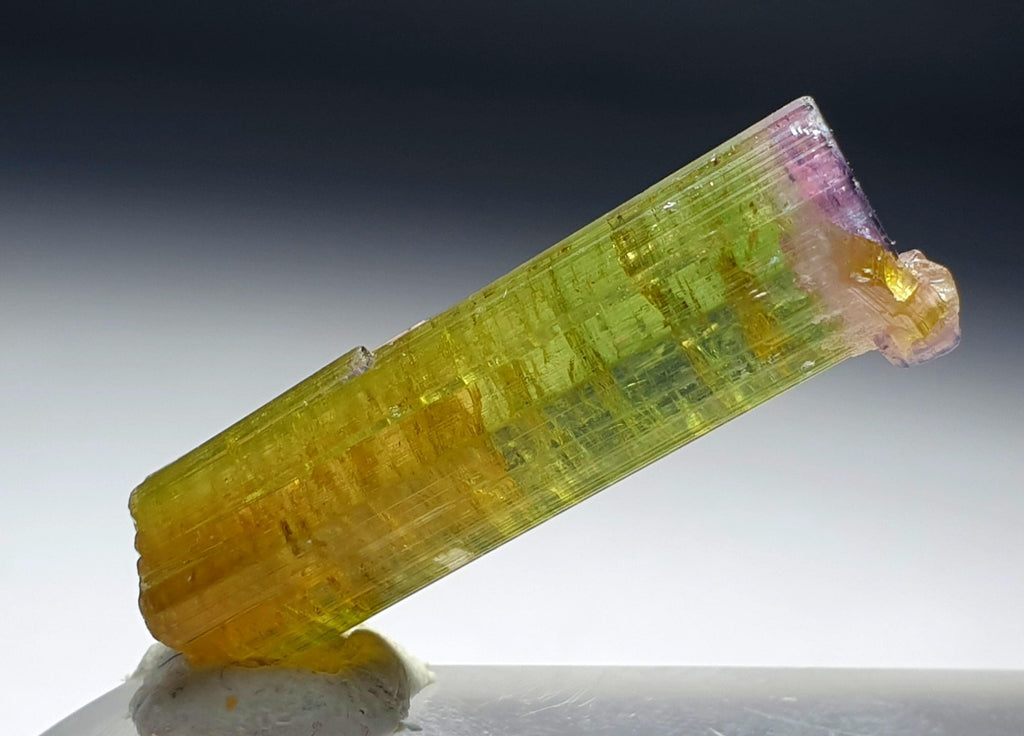 Watermelon Tourmaline Specimen: Purple Cap Albite from Afghanistan