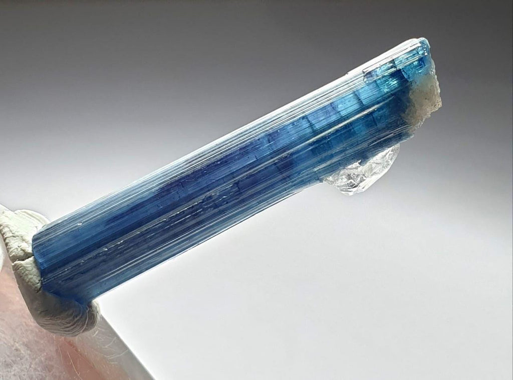 Blue Indicolite Tourmaline With Quartz, Tourmaline Crystal