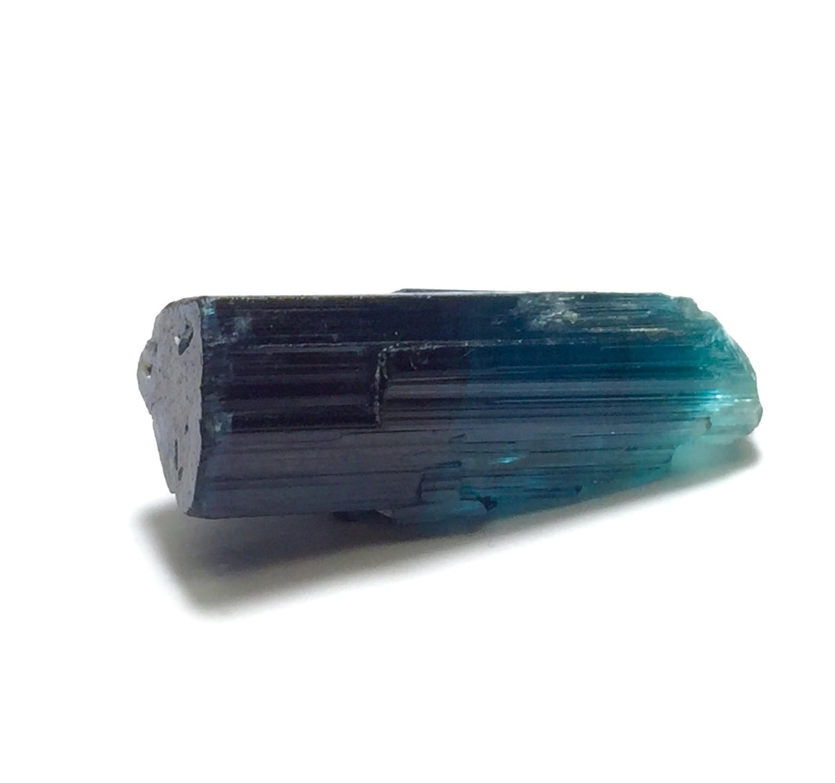 Double Termination Indicolite Blue Tourmaline Crystal