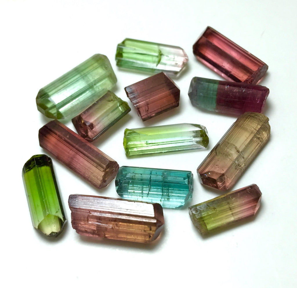 Multiple Color Terminated Tourmaline Crystals lot