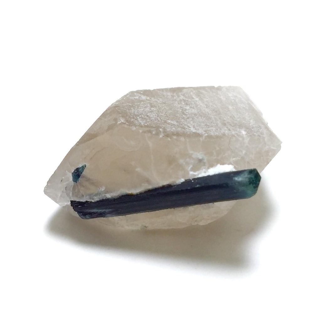 Natural Indicolite Blue Tourmaline On Quartz, Tourmaline Specimen,