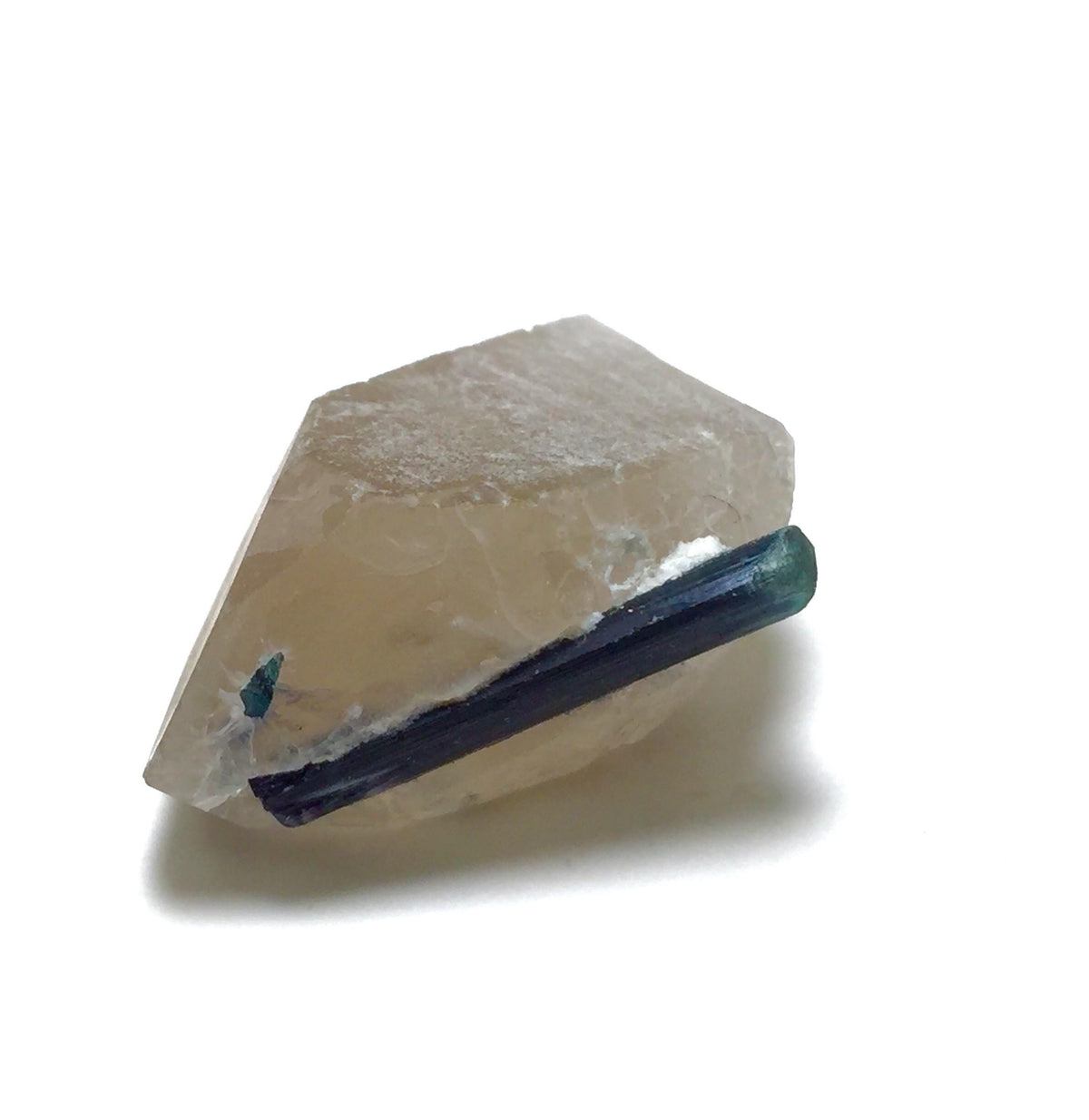 Natural Indicolite Blue Tourmaline On Quartz, Tourmaline Specimen,