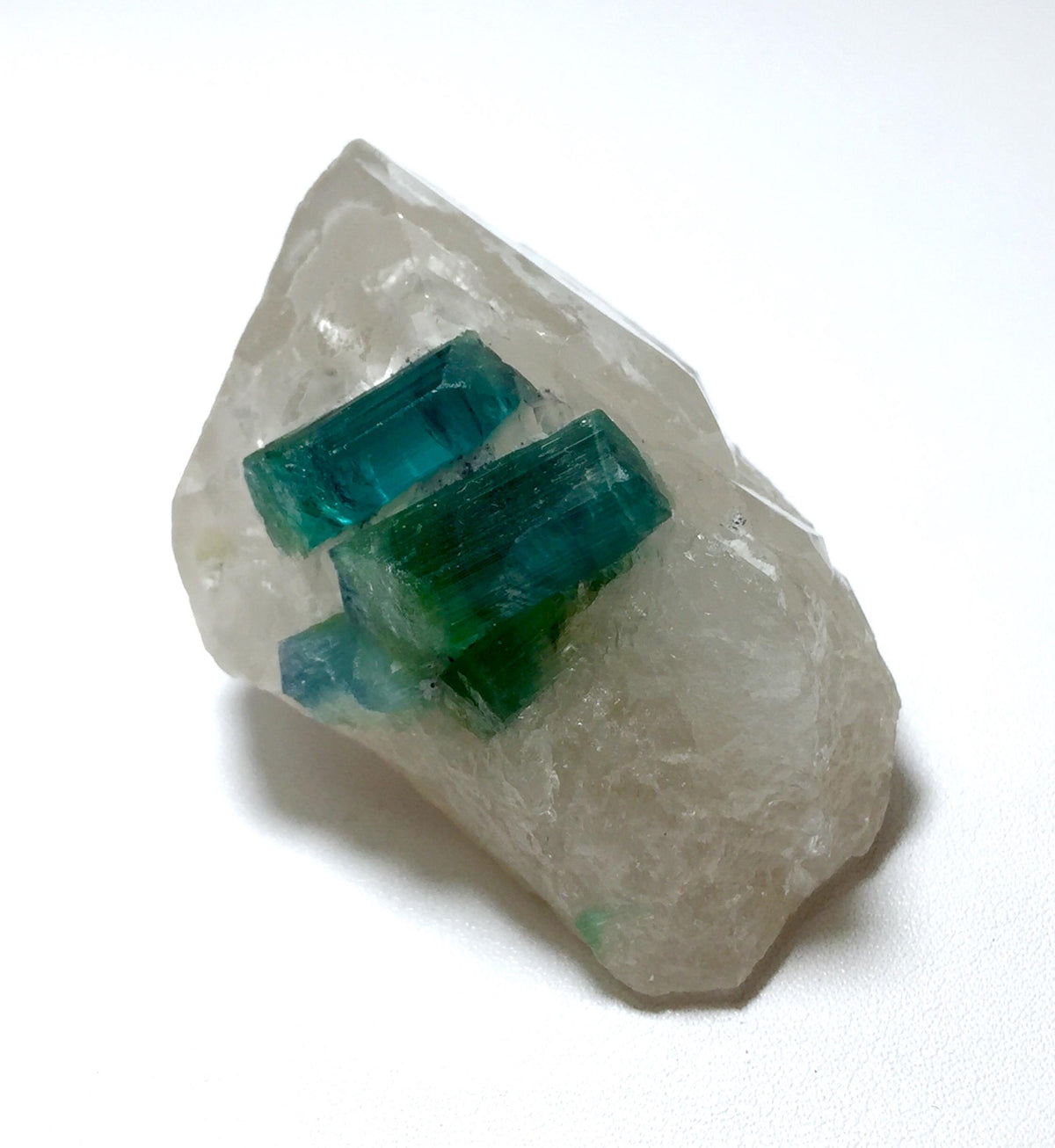 Natural Indicolite Blue Tourmaline Cluster On Quartz, Tourmaline Specimen,