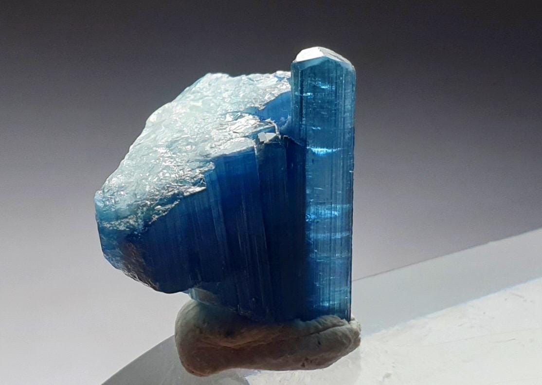 Blue Indicolite Tourmaline Spray Specimen