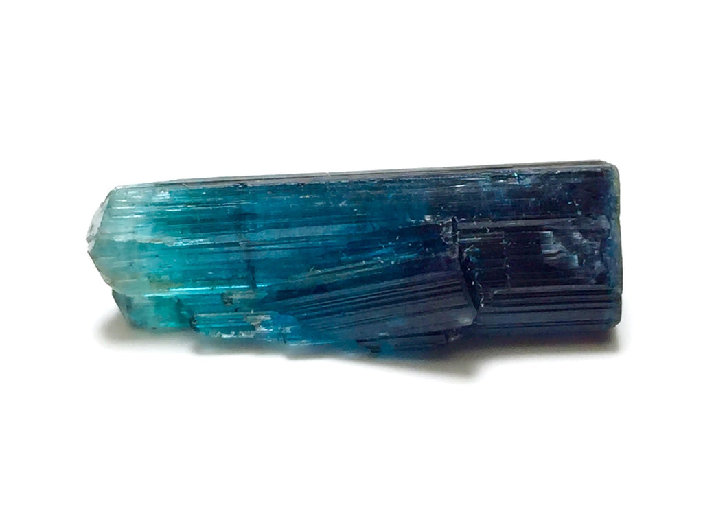 Double Termination Indicolite Blue Tourmaline Crystal