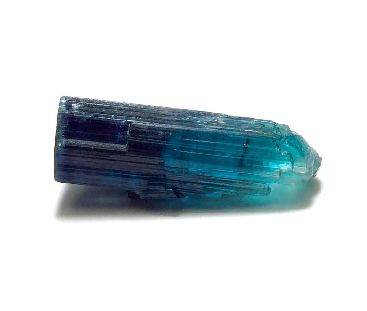 Double Termination Indicolite Blue Tourmaline Crystal