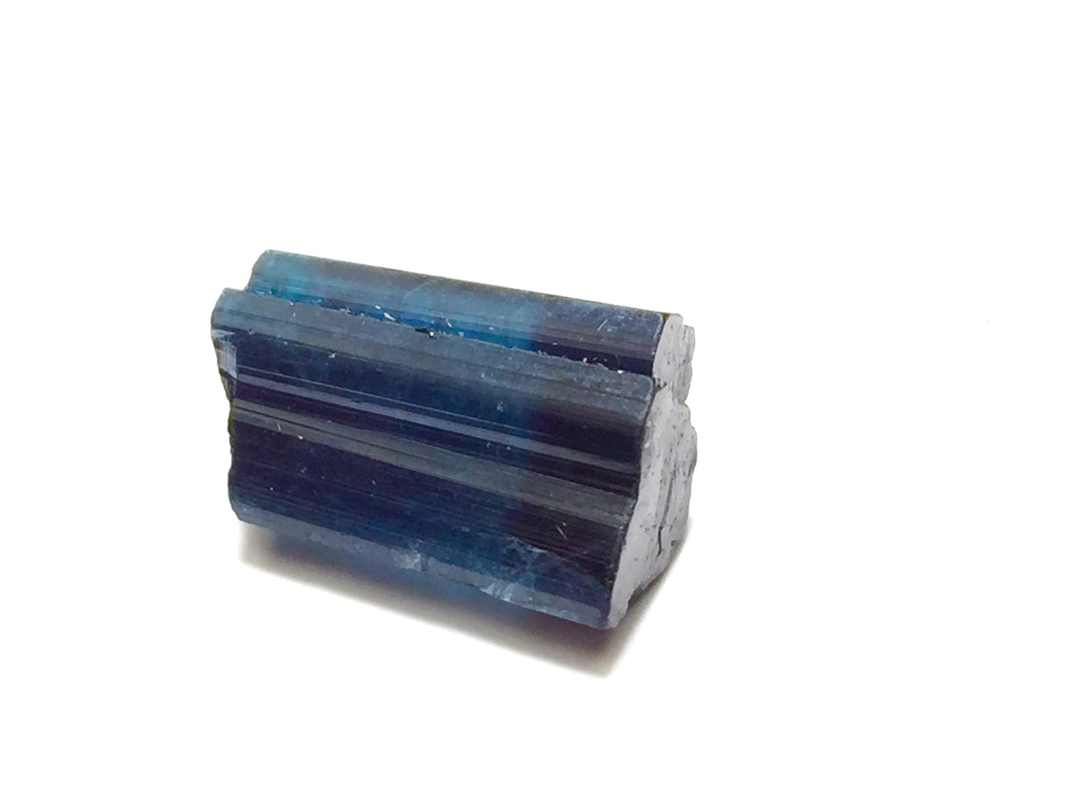 Ink Blue Cap  Tourmaline Crystal
