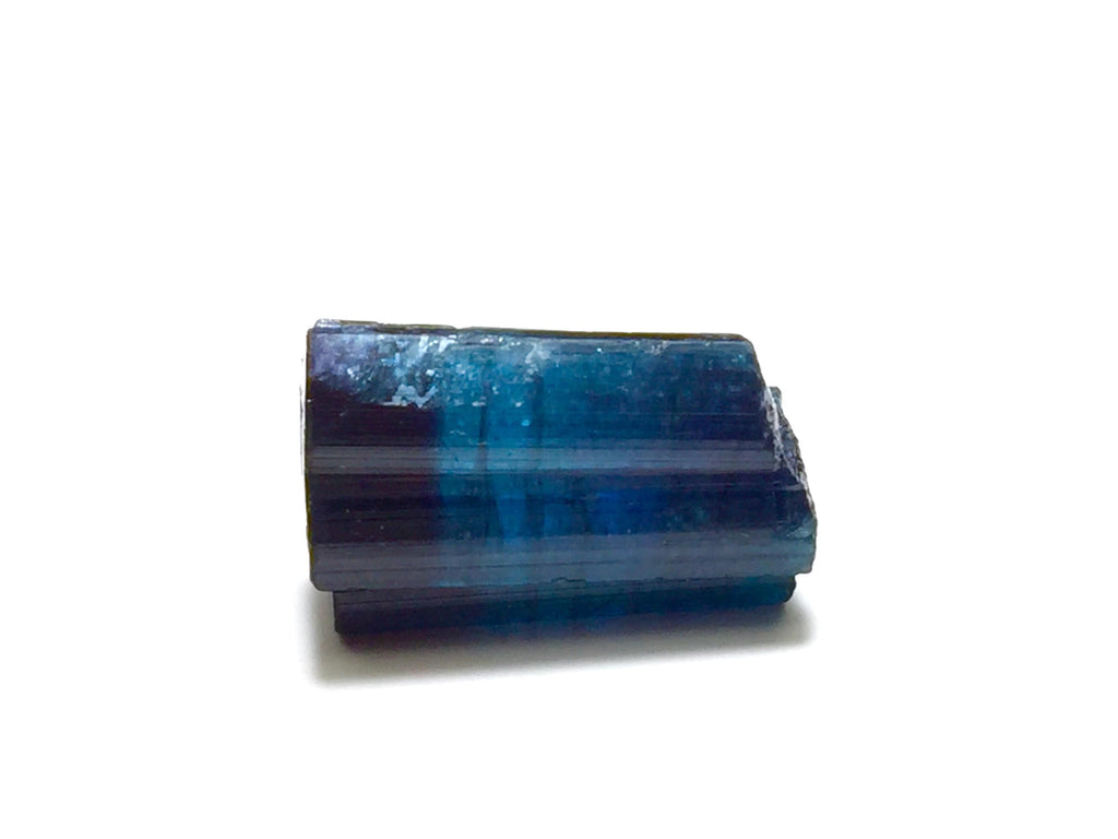 Ink Blue Cap  Tourmaline Crystal