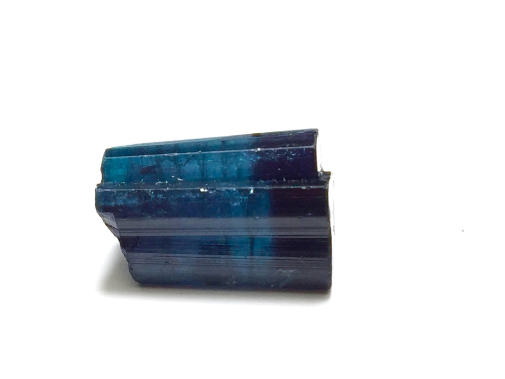 Ink Blue Cap  Tourmaline Crystal