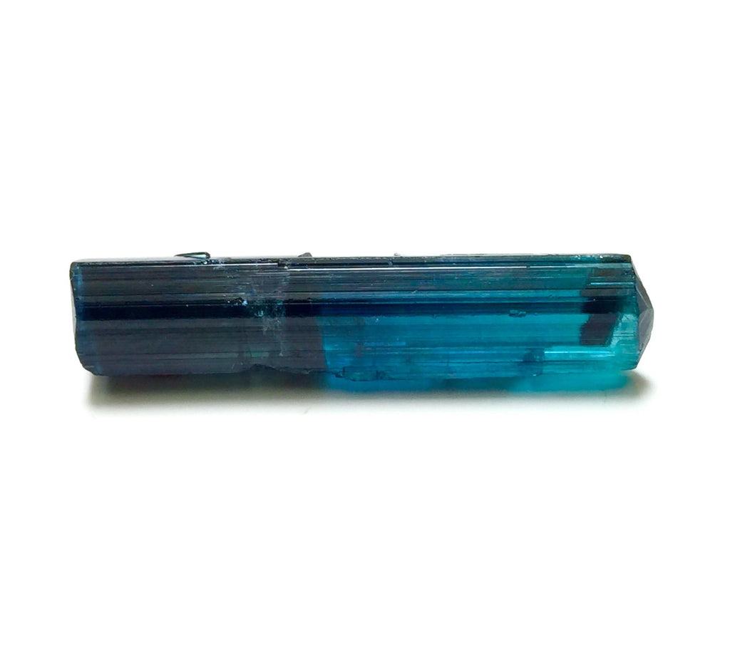 Ink Blue Bi Color Terminated Tourmaline Crystal
