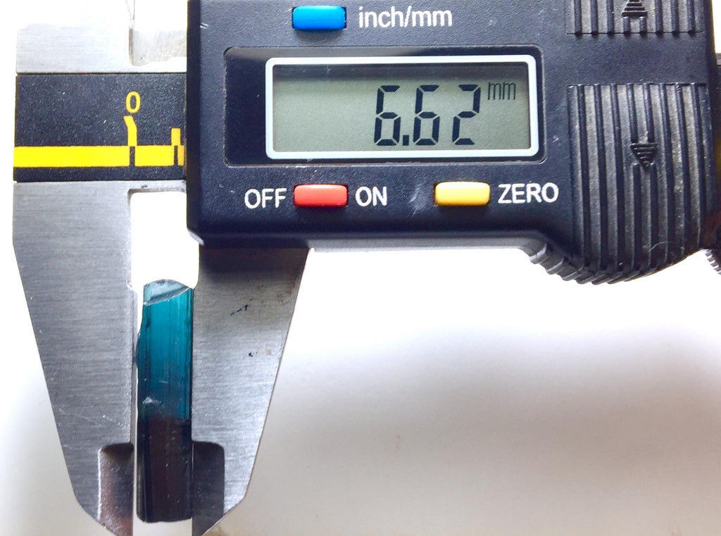 Ink Blue Bi Color Terminated Tourmaline Crystal
