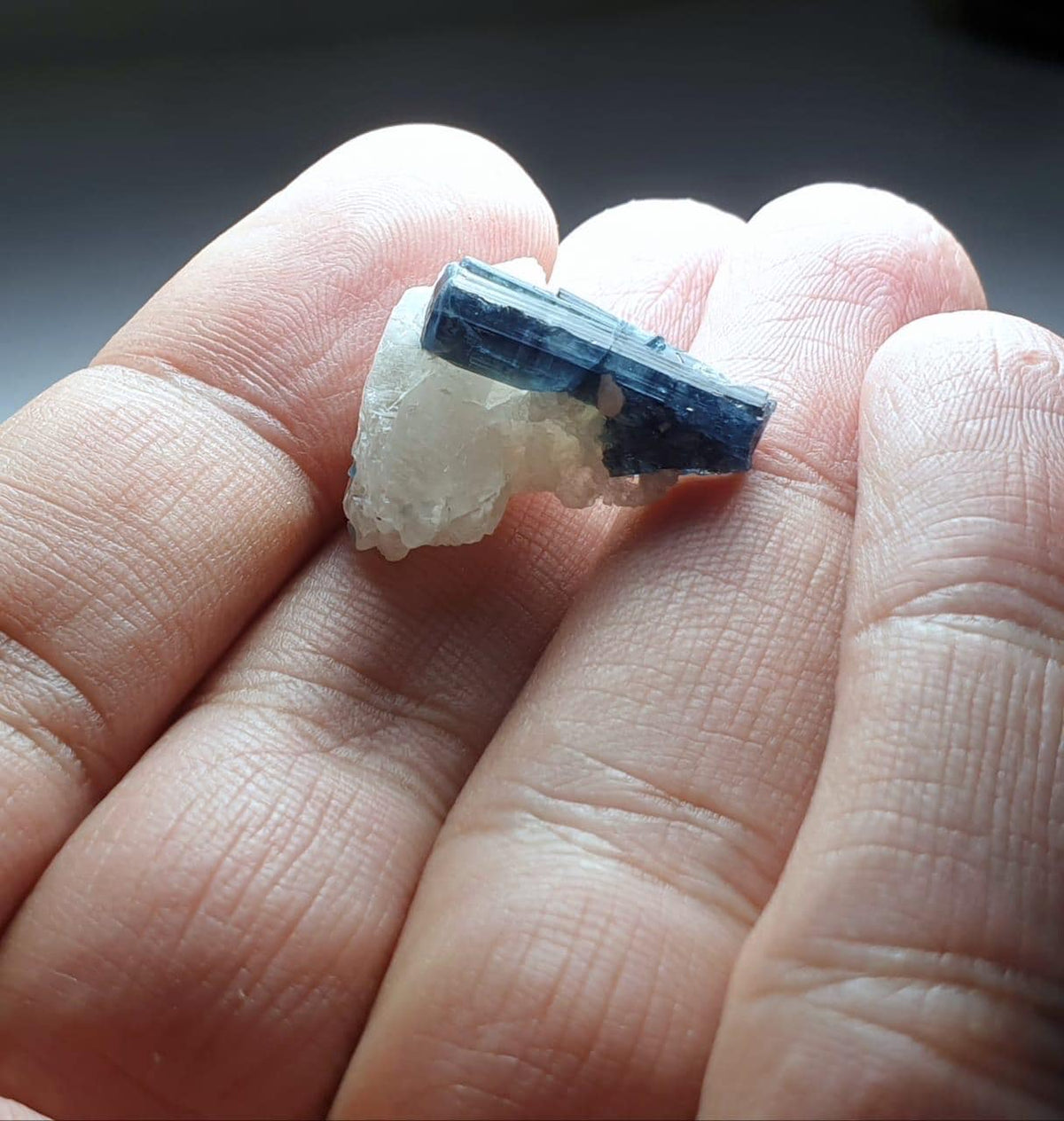 Natural Blue Indicolite Tourmaline Specimen, Afghanistan