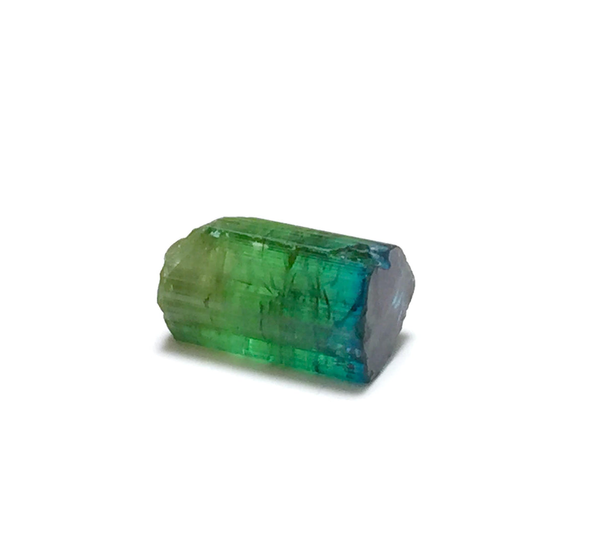 Blue Cap Watermelon Tourmaline Crystal