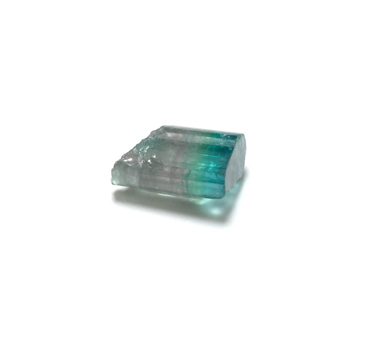 Blue Cap Watermelon Tourmaline Crystal