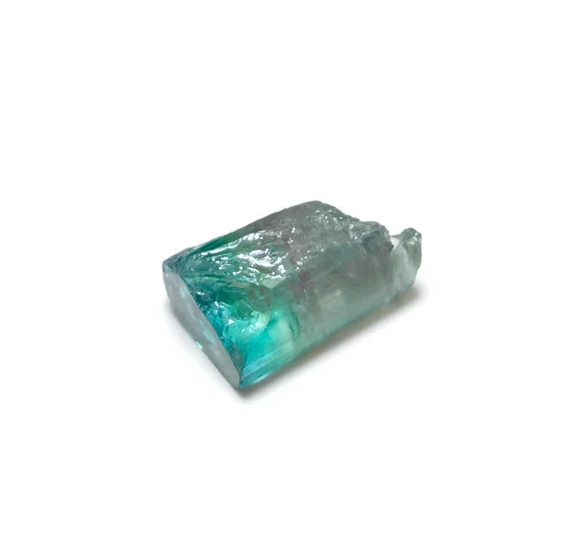 Blue Cap Watermelon Tourmaline Crystal