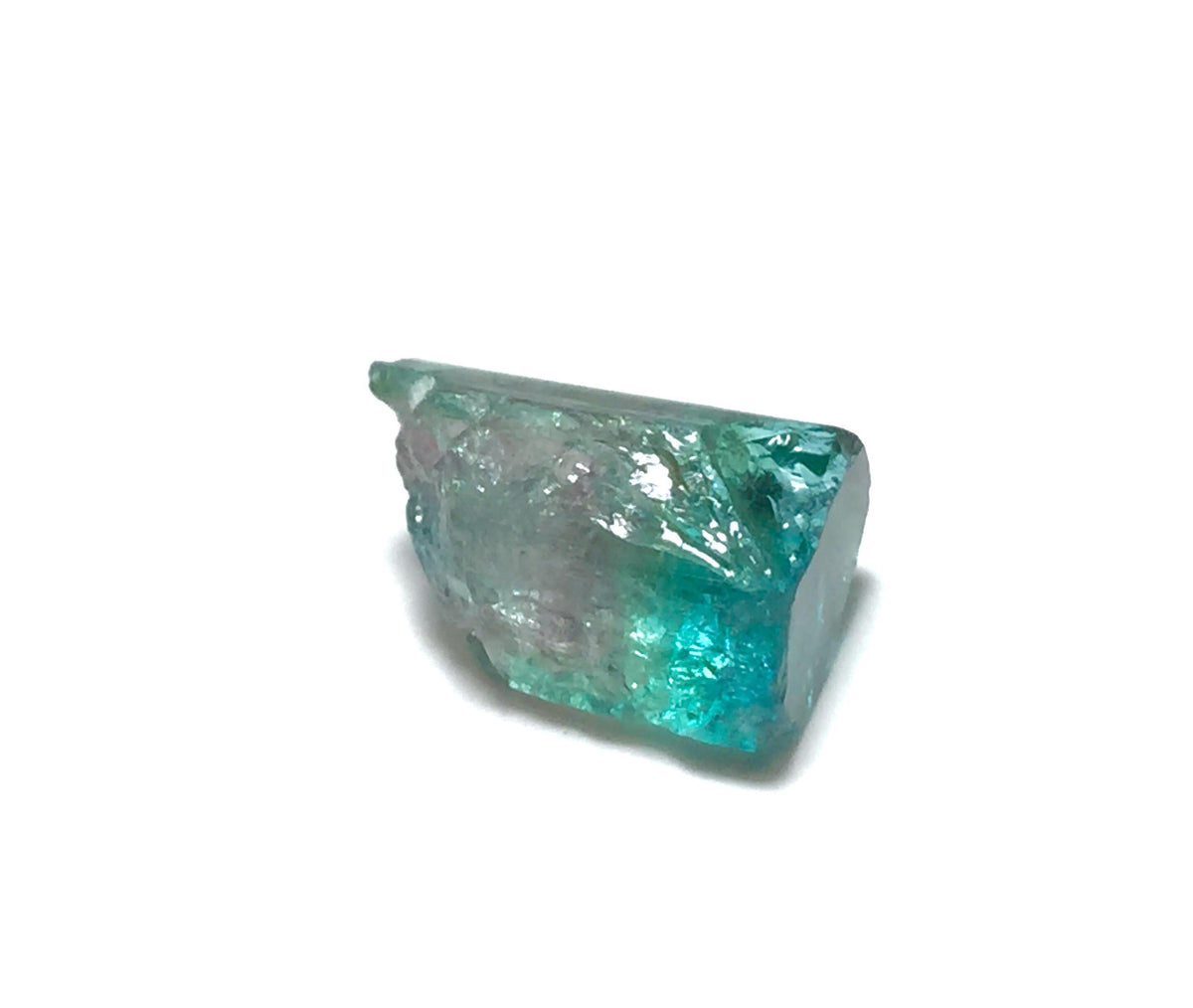 Blue Cap Watermelon Tourmaline Crystal