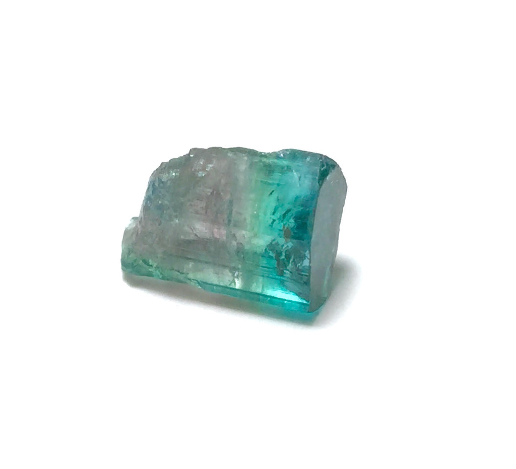Blue Cap Watermelon Tourmaline Crystal