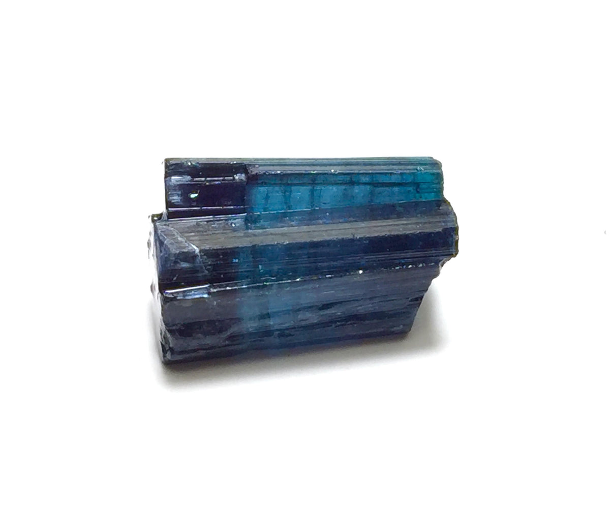 Ink Blue Cap  Tourmaline Crystal