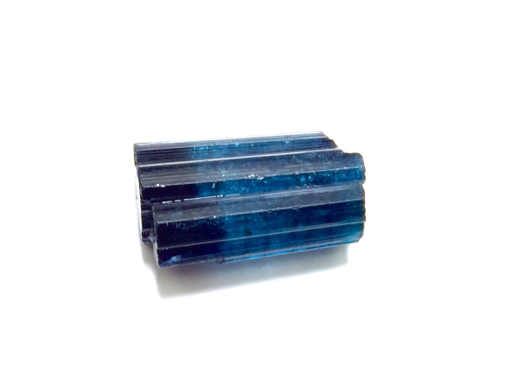 Ink Blue Cap  Tourmaline Crystal