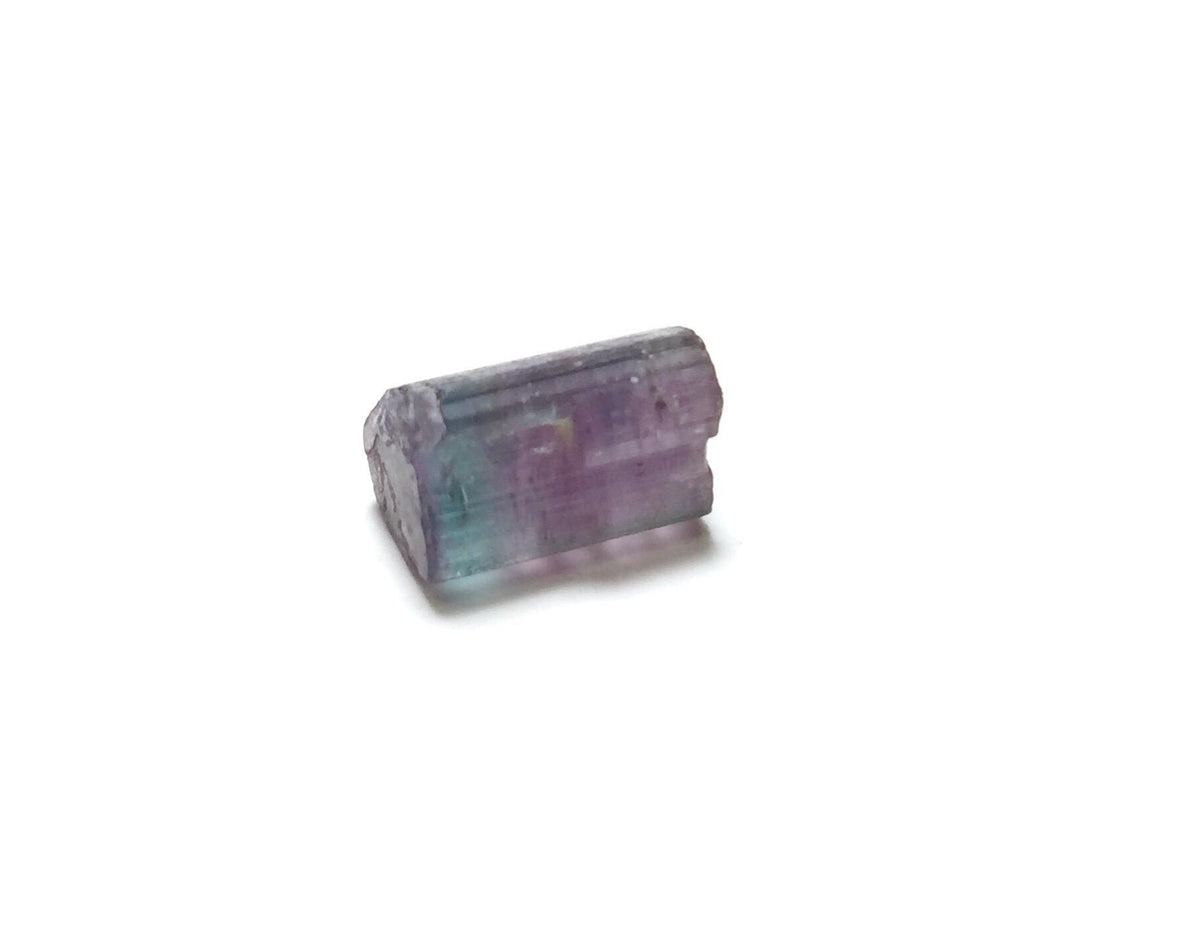 Purple Cap Bi Color Terminated Tourmaline Crystal