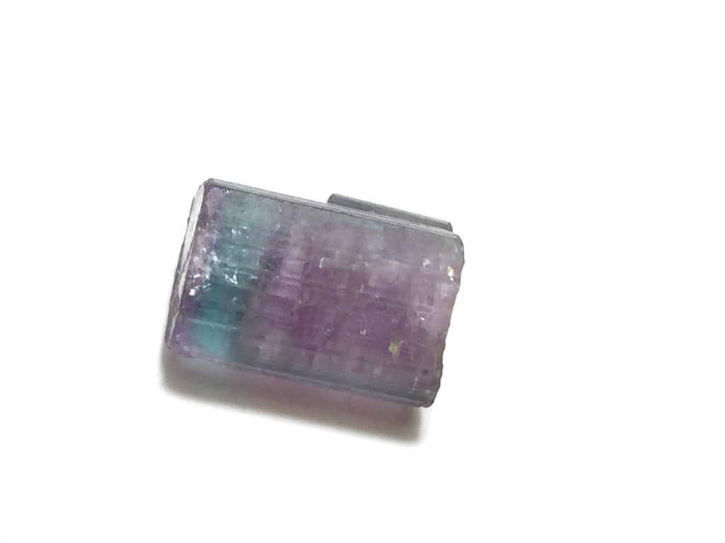 Purple Cap Bi Color Terminated Tourmaline Crystal