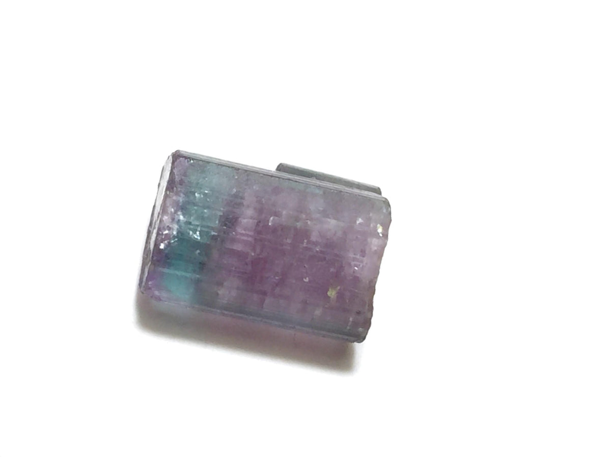 Purple Cap Bi Color Terminated Tourmaline Crystal