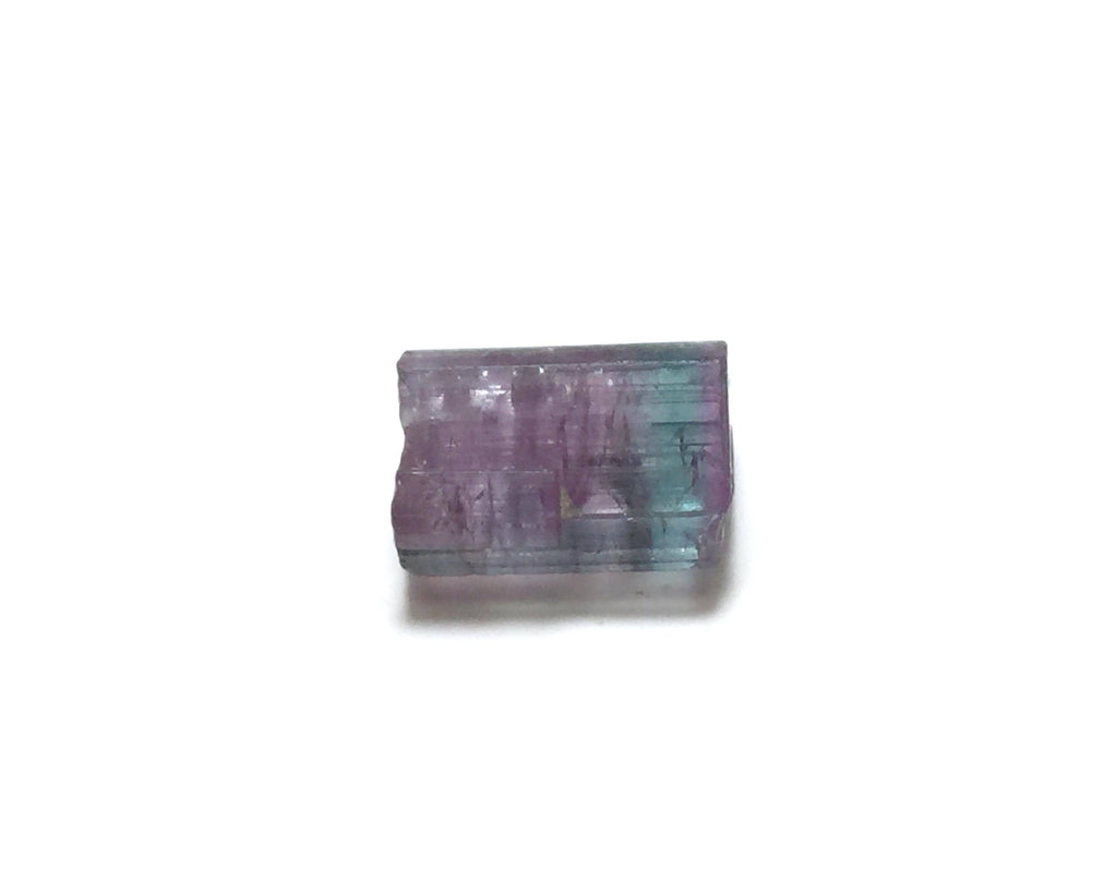 Purple Cap Bi Color Terminated Tourmaline Crystal