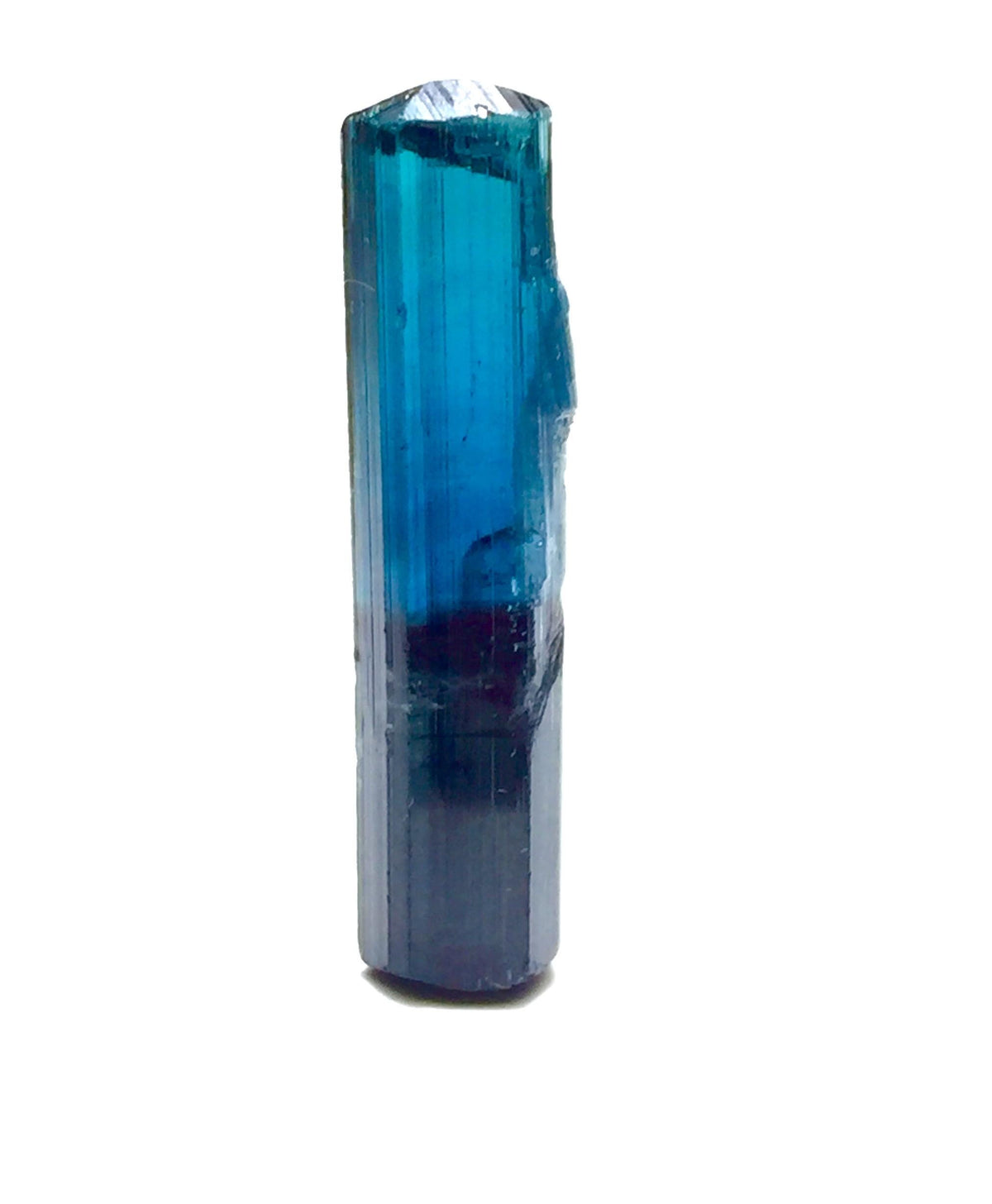 Ink Blue Bi Color Terminated Tourmaline Crystal