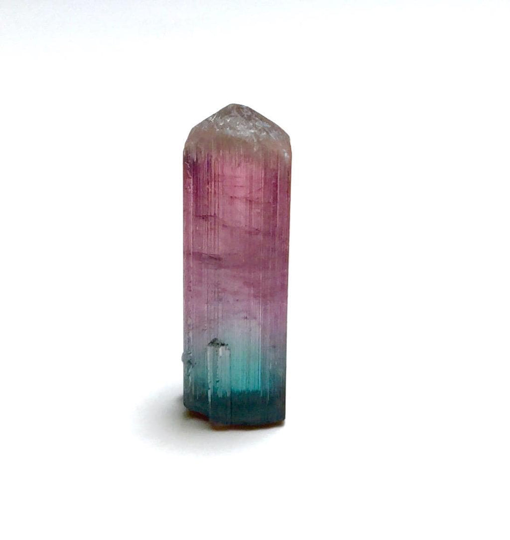 Bi Color Terminated Tourmaline Crystal