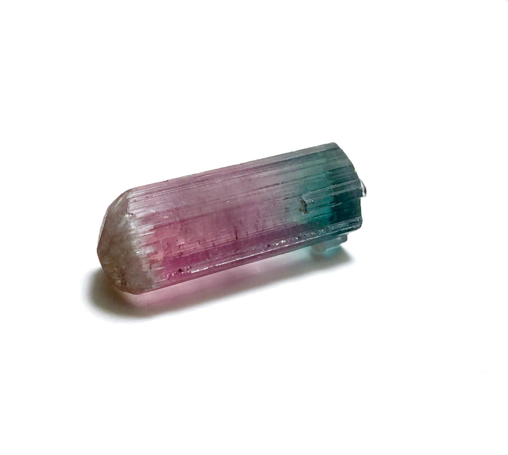 Bi Color Terminated Tourmaline Crystal
