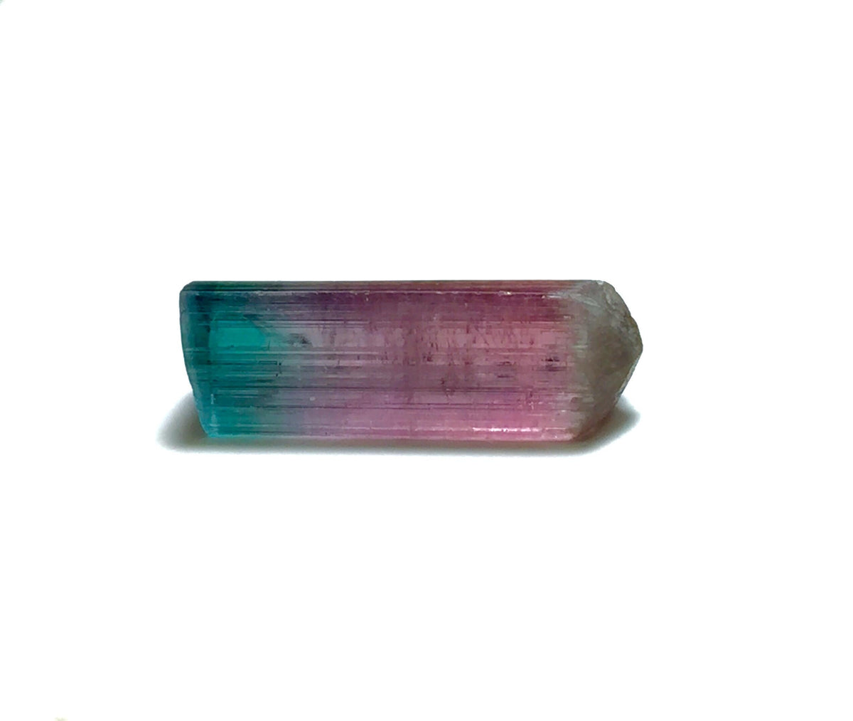 Bi Color Terminated Tourmaline Crystal