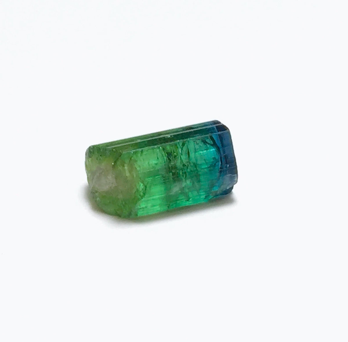 Blue Cap Watermelon Tourmaline Crystal