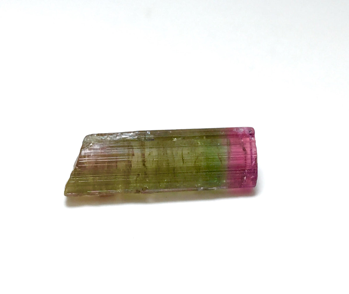 Purple Cap Bi Color Terminated Tourmaline Crystal