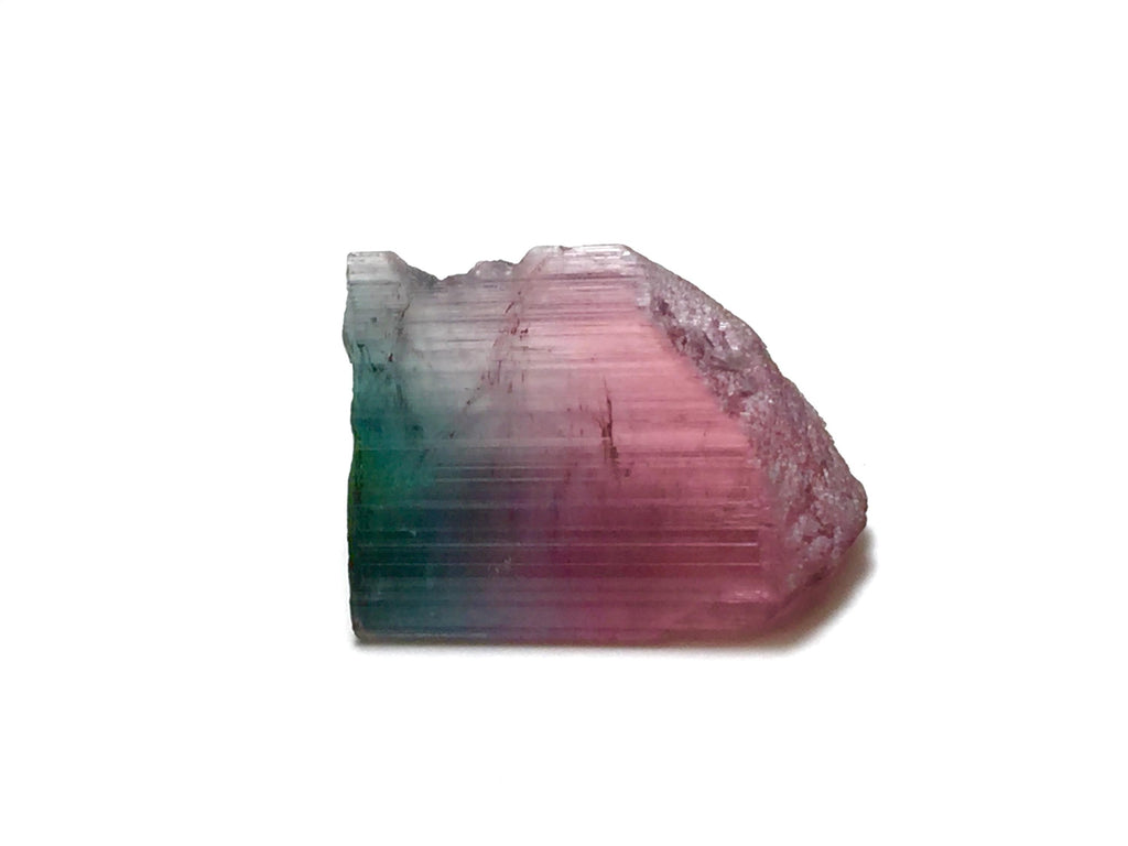 Bi Color Terminated Tourmaline Crystal
