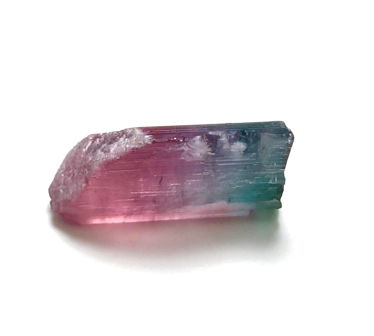 Bi Color Terminated Tourmaline Crystal