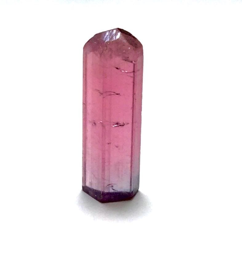 Natural Pink Tourmaline Crystal | Transparent Terminated Tourmaline Specimen | Afghanistan Gemstone