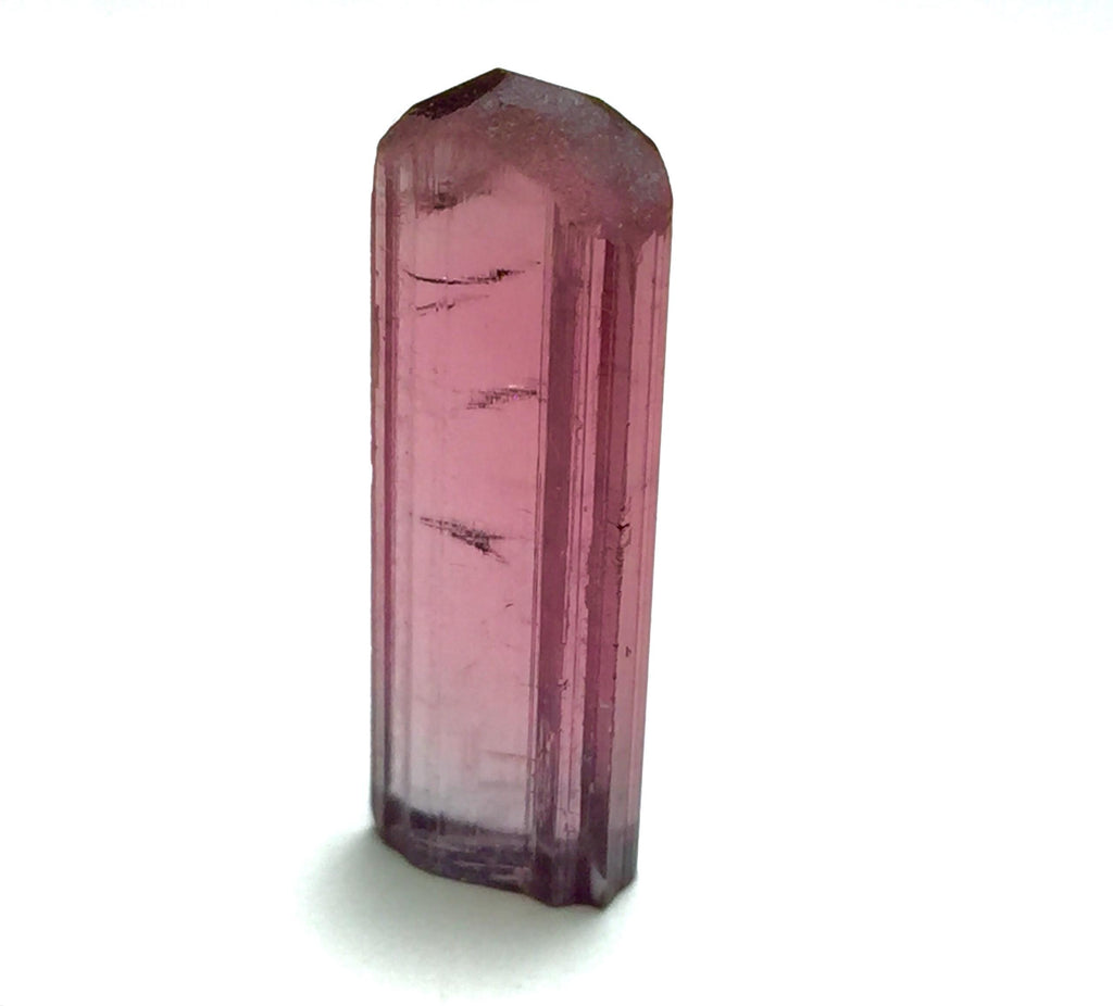 Natural Pink Tourmaline Crystal | Transparent Terminated Tourmaline Specimen | Afghanistan Gemstone