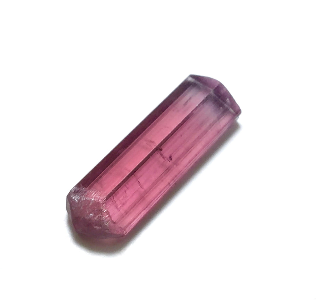 Natural Pink Tourmaline Crystal | Transparent Terminated Tourmaline Specimen | Afghanistan Gemstone
