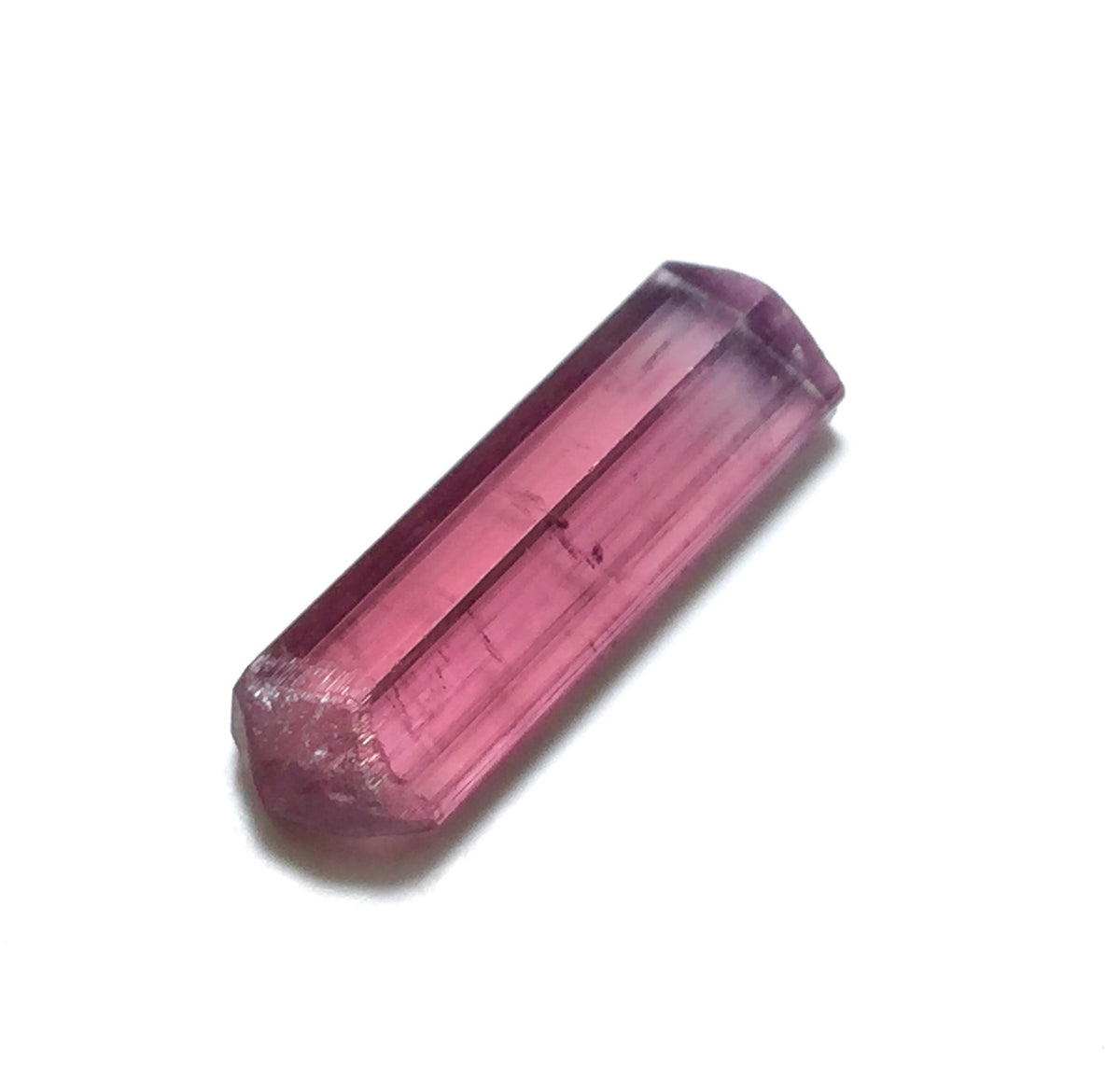 Natural Pink Tourmaline Crystal | Transparent Terminated Tourmaline Specimen | Afghanistan Gemstone